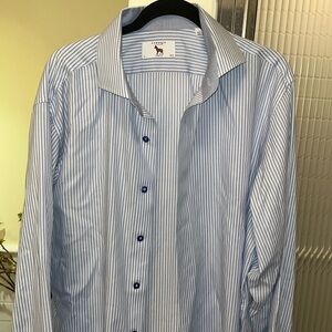 Lorenzo Uomo men’s trim fit dress shirt size 17 and 36/37 brand new without tag